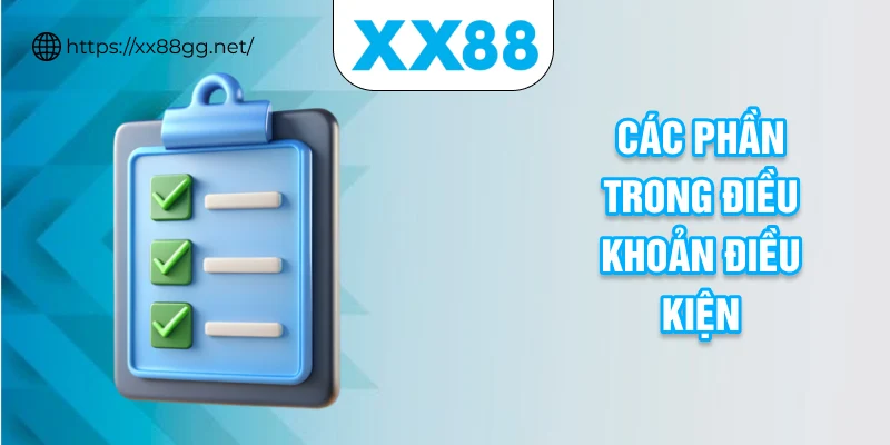 Các phần trong điều khoản điều kiện